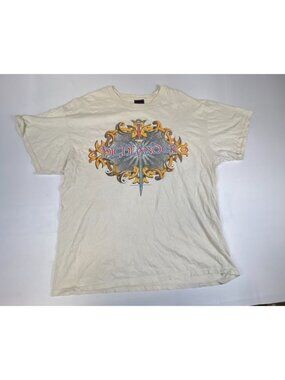 Vintage 1996 Highlander Made in USA T-Shirt Men XL Graphic Off-White Tee